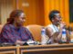 Janet Gbam, Senior Program Officer, Digital and Freedom of expression delivering ARTICLE 19 oral statement during the 81st Ordinary Session of the African Commission on Human and Peoples' Rights